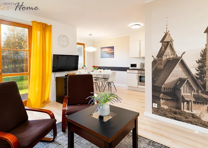 Apartament Wonder - Górskie Z Kominkami, Bezpłatnym Parkingiem I Placem Zabaw Na Terenie Kompleksu Karpacz